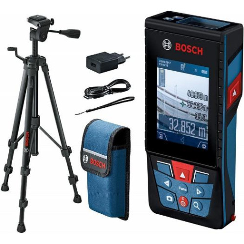 Bosch GLM 120 C 120m Professional Bluetooth μετρητής αποστάσεων με λέιζερ + BT150 τρίποδο