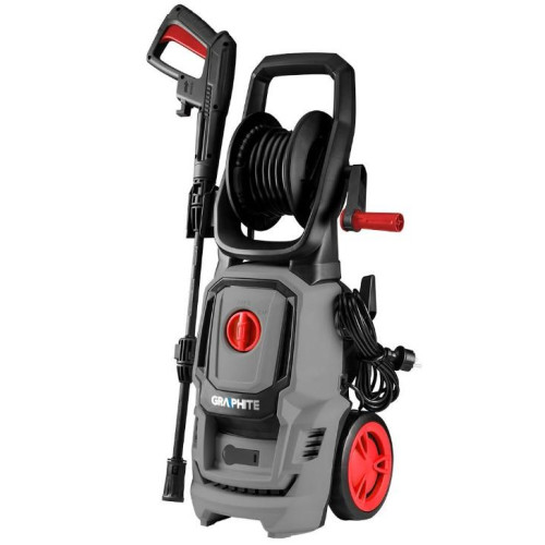 GRAPHITE 59G620 πλυστικό υψηλής πίεσης με ανέμη 130 bar 1600w